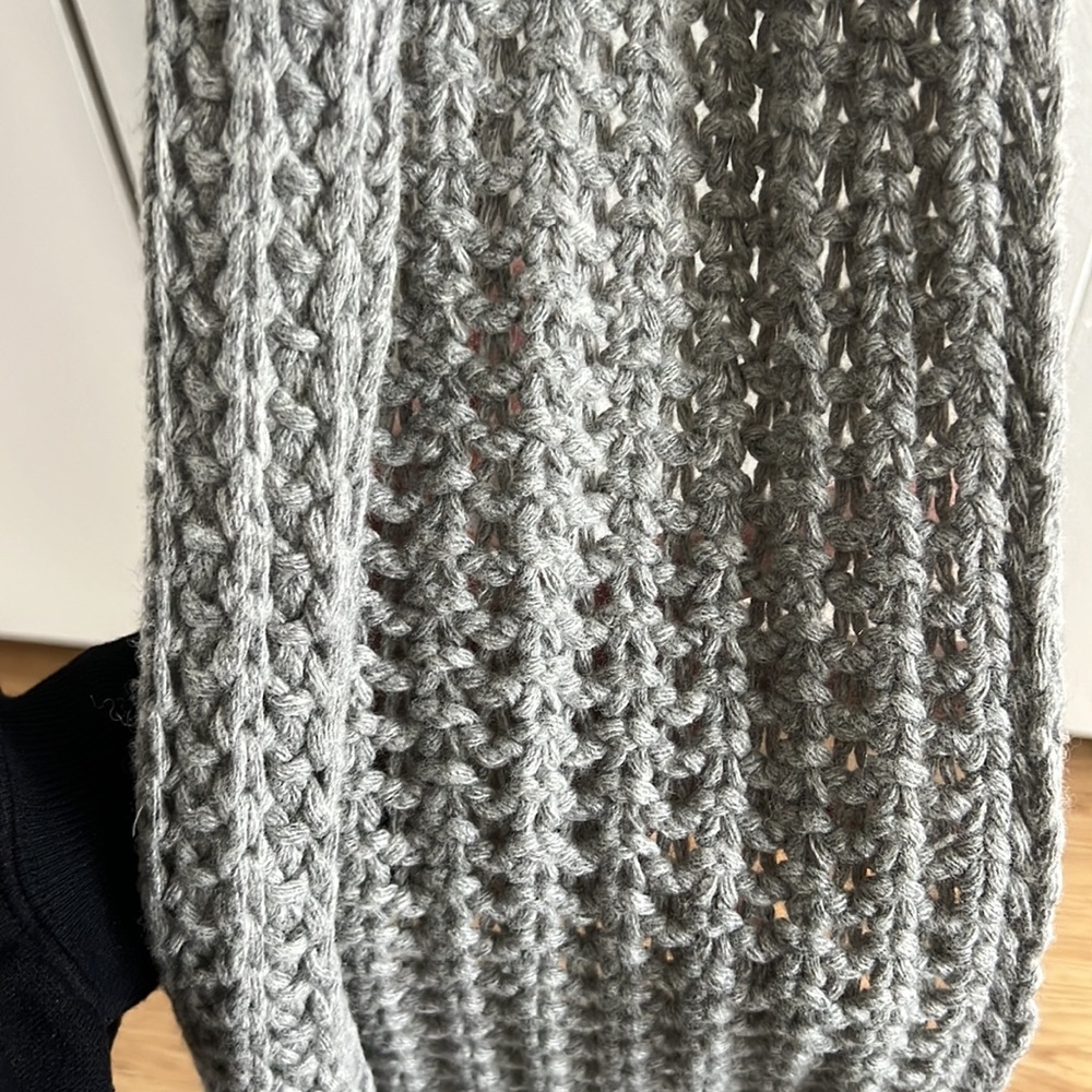 Grey Moncler scarf